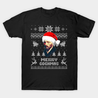 Vincent Van Gogh Funny Christmas T-Shirt